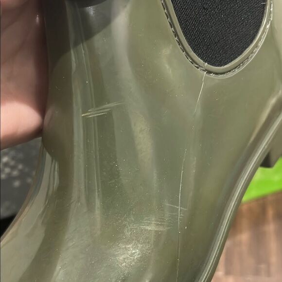 Sam Edelman Moss Green “Tinsley” Rain Boots, Size 7 - Picture 6 of 10